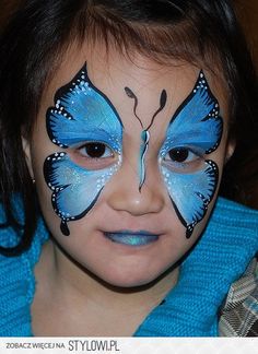 Kids Face Painting, Butterfly Face Paint, Girl Face Painting, Face Painting Tutorials, Butterfly Makeup, Butterfly Face, Face Painting Easy, Face Paint Ideas, Kids Face Paint