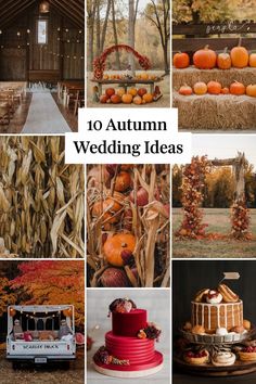 an image of autumn wedding ideas