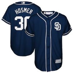 a baseball jersey that has the number 30 on it and is blue with white trim