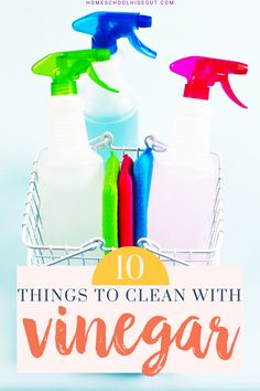 the top ten things to clean with vinegar