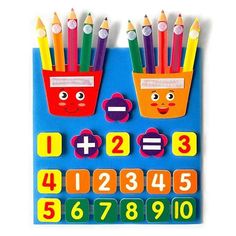 44456819785927 Reading Games For Kids, Educational Math Games, Toddler Math, Addition Games, Math Toys, Math Manipulatives, Development Activities, Craft Kits For Kids, Teaching Aids