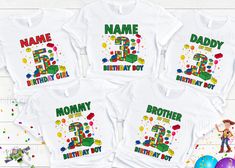 Hi Friends Welcome to ,,Sweetbirthdaytees''. ✔𝐇𝐎𝐖 𝐓𝐎 𝐎𝐑𝐃𝐄𝐑💕 1. Choose SIZE 2. For multiple orders please add them one by one to your cart and then checkout 3. Add personalization if you want to change text on the design ✔𝐒𝐈𝐙𝐈𝐍𝐆: Please check size details shown on the listing images ✔𝐘𝐎𝐔 𝐂𝐀𝐍 𝐀𝐋𝐒𝐎 𝐑𝐄𝐐𝐔𝐄𝐒𝐓 𝐀 𝐂𝐔𝐒𝐓𝐎𝐌 𝐎𝐑𝐃𝐄𝐑 If you need help placing order please message us anytime 𝐒𝐇𝐈𝐏𝐏𝐈𝐍𝐆 𝐓𝐈𝐌𝐄🚚 Usually, we ship orders within 1-2 business days. Please let us know when is your DEADLINE. For RUSH orders please choose express shipping at the checkout You will be notified with USPS tracking number when placed an order. ✔𝐍𝐎𝐓𝐄 This is direct to garment printed shirt. Ink is transferred directly to the shirt, which guarantees no cracking or Lego Theme Birthday Shirt, Lego Birthday Shirt, Girl Shirt, Change Text, Have A Blessed Day, Custom Birthday, Birthday Boy, Building Block, Birthday Shirt