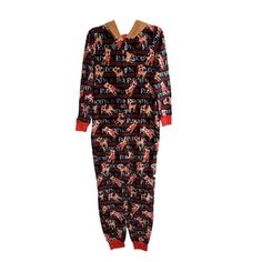 Rudolph The Red Nosed Reindeer Hooded One Piece Pajamas Womens Size Medium (8-10) New Without Tags Measurements Laying Flat: Armpit To Armpit - 21.5" Length (Shoulder To Hem) - 59" Sleeve Length (Armpit To Cuff) - 19" Inseam - 30" So Soft And Cozy! Plush Fleece Inside And Out, Pockets, Cuffed Sleeves And Feet, 3d Hood With Bright Red Nose, Full Zip, Stretch, 100% Polyester, Machine Wash. Bundle And Save! Please Measure A Similar Item You Already Own And Love To Compare To The Measurements Above Button Down Sleep Shirt, Pink Pajama Pants, Rudolph Red Nose, Reindeer Pajamas, Rudolph Red Nosed Reindeer, One Piece Full, Rudolph The Red Nosed Reindeer, Black Pajamas, Plaid Pajama Pants