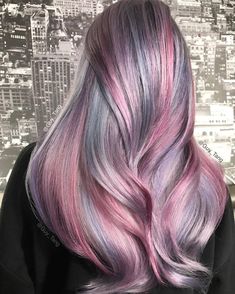 Rose Gold And Violet Hair, Hair Dye Balayage, Guy Tang, Hair Color Pastel, Bright Hair, Funky Hairstyles, Looks Party