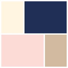 the color scheme is blue, beige and white with some pinks on it's sides