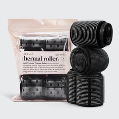 Hair Rollers | Ceramic 8 Pack Hair Rollers KITSCH Smooth Curly Hair, Curlers For Long Hair, Pump Up The Volume, Velcro Rollers, Different Curls, Neutral Clothing, Frizz Free Curls, Hair Roller, Textured Curly Hair