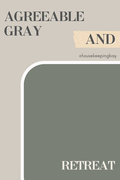 an advertisement for a house cleaning company with the words, agreeable gray and white