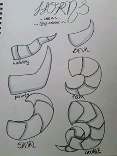 some kind of drawing with different shapes and sizes