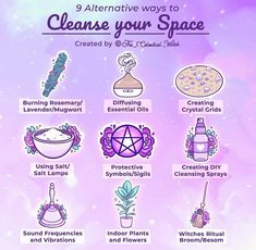 Witchcraft Stuff, Cleanse Your Space, Wiccan Crafts, Easy Spells, Angel Guide, Witch Stuff