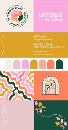 Creative logo design Hr Branding, Business Color Palette Brand Design, Jewelry Brand Design, Abstract Branding, Brand Design Inspiration, Candle Brand, Identity Inspiration, Brand Color Palette, Brand Guide