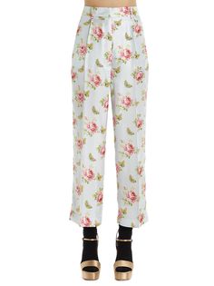 Pants From Prada: Silk Printed Roses PantsComposition: 100% silk