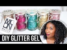 The Confetti Hair Bun | Party Hairstyle - Natural Hair - YouTube Fix Broken Eyeshadow, Glitter Beards, Glitter Paint For Walls, Watch Diy