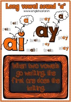 an orange and black poster with words on it