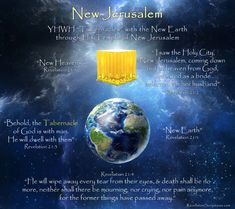 an image of happy feast of tabernacles with the new earth in the background