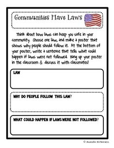 an american flag is shown in this worksheet for students to learn how to use the