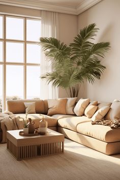 Beige Couch Living Room Decor Modern, Tan Microfiber Couch, Camel Couch Living Room Ideas, Camel Colored Couch Living Rooms, Camel Couch Living Room, Living Room Decor With Brown Sofa, Beige Sofa Living Room Ideas, Tan Sofa Living Room Ideas, Camel Sofa Living Room