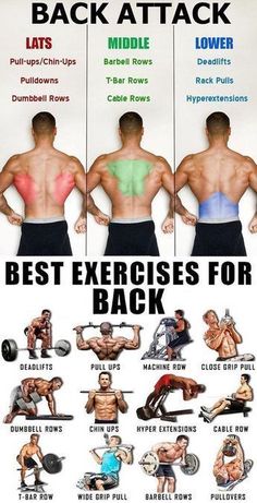 the best exercises for back and shoulders are in this exercise chart, which shows how to do