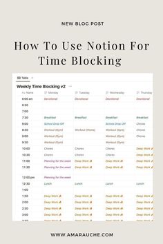 the new blog post for how to use motion for time blocking, with text overlay