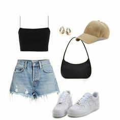 Cute Lazy Outfits, Trendy Summer Outfits, Causual Outfits, Really Cute Outfits, Summer Fashion Outfits, Teenage Fashion Outfits, Swag Outfits, Fashion Mode, Casual Style Outfits