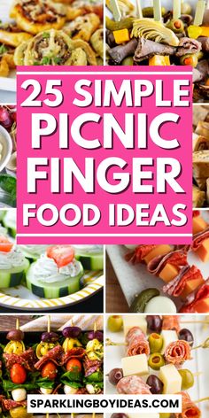 25 simple picnic finger food ideas