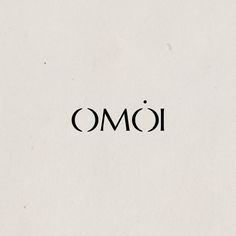 Logo Omoi | Lesse studio graphicdesignclub #modernbranddesign #minimallogo #designedition🍞 Words Design Ideas, Bold Minimal Logo, Minimalist Logo Design Ideas, Simple Brand Identity, Simple Logo Design Minimalism, 3 Word Logo, Scandi Logo, Sophistication Aesthetic, Y Logo Design