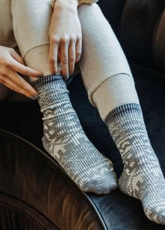 A classic Scandinavian women's boot sock knit with a non-itch wool blend and heavier gauge needles for extra comfort and coziness. Pairs perfectly with your favourite winter boots! Details: Size Guide One size fits most.Recommended Women's US shoe size 6-10, Euro 36 - 41. Materials 54% Polyester, 19% Nylon, 19% Acrylic, 6% Wool, 2% SpandexMade in China Care Instructions Machine wash cold, no chlorine bleach,hang dry recommended. Comfy Warm Socks For Winter, Comfortable Knitted Winter Socks, Winter Knitted Socks For Stocking Stuffers, Cozy Winter Socks For Stocking Stuffers, Cozy Mid-calf Socks For Stocking Stuffers, Warm Comfortable Socks For Cold Weather, Cozy Knitted Socks For Winter, Cozy Knitted Winter Socks, Comfortable Warm Socks For Cold Weather