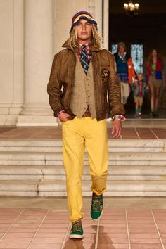 Ralph Lauren Spring Summer 2023, Ralph Lauren Spring Summer, Preppy Mode, Into The West, Spring Summer 2023, Los Angeles Style, Ralph Lauren Collection, Spring 2023, Spring Looks