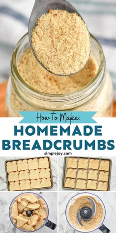 how to make homemade breadcrumbs in a jar