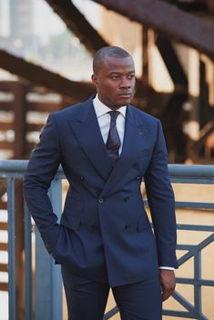 Nothing says power suit quite like one that's double breasted. Photo by @blakefisherpics Men Suit Wedding, Double Breasted Suit Men, Blue Range, Green Wedding Suit, Gold Suit, Office Men, Bespoke Suit, Suit Men, Men Suit