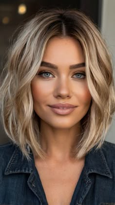 melena bob con reflejo Melena Bob, Brunette Hair With Highlights, Professional Tips, Mom Hairstyles, Blonde Hair Looks, Hair Color And Cut, Good Hair Day, Perfect Style, Hair Envy