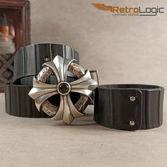 LIMITED EDITION SET Black embossed leather belt & bracelet. Very nice and solid cross buckle. The standard strap is approx. 125 cm, but we can adjust the strap to size. When ordering, write the waist circumference in the comments. We want our products to meet your expectations and needs. That is why in our studio we focus on individual approach and personalization. The belt you are viewing is: 📌 high-quality embossed leather and buckle 📌 original Retrologic design 📌 professional realization T Cross Belt Buckle, Leather Belt Bracelet, Cross Buckle, Cross Belt, Free Bracelet, Black Leather Belt, Suspender Belt, Waist Circumference, Leather Belts