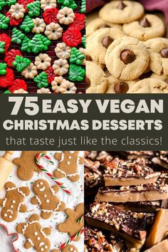 75 easy vegan christmas desserts that taste just like the classic cookies and pretzels