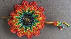 Hand beaded by Mayan tribe. Hair pin to stick through hair. Many colors available. Bright and stylish! Flower Hair Pin, Hair Pin, Flower Hair, Hand Beading, Barrettes, Flowers In Hair, Hair Pins, Etsy Accessories, Accessory Gift