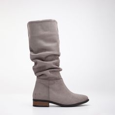 GRAY SLOUCH BOOTS - GRAY SUEDE BOOTS - GRAY BOOTS In search of Gray Suede Slouchy Boots? Our Gray Boots are unmatched in quality, crafted using premium materials. * The 1.1-inch (3 cm) flat heel enhances your style while ensuring comfort and stability with every step. These Long Boots boast an overall height of approximately 14 inches / 35 cm from the heel base to the top edge. * Whether strolling through city streets or dressing down for casual outings, our Gray Suede Tall Boots offer versatility and chic style. These handmade boots are tailored to fit true to size, so we recommend ordering your usual size. Discover our assortment of Gray Suede Boots today and feel the Belle Shoes difference! Model: Gray Suede Tall Boots Heel Height: 1.1 inches / 3 cm Product Type: Handcrafted Colors: Gra Boots Medieval, Suede Slouch Boots, Slouchy Suede Boots, Gray Suede Boots, Suede Tall Boots, Medieval Boots, Handmade Boots, Gray Boots, Grey Suede Boots