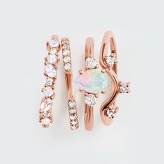 Radiant Energy, Index Finger, Opal White, Moon Magic, Unisex Ring, Pink Ring, Pink Gifts, Luxe Gifts, Opal Necklace