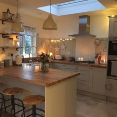 a kitchen filled with lots of counter top space