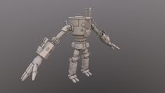 ArtStation - Stylized Robot character (Rigged & Animated) Fun Projects, Art Design, Entertainment, Media, Film, Art