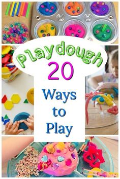 playdough 20 ways to play