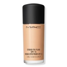 New In A Box Color:Nc25 Light Beige With Golden Peach Undertone Mac Studio Fix Fluid Spf 15 Foundation Is A Modern Lightweight, Natural Matte Foundation With Shine-Controlling, Medium-To-Full Buildable Coverage And 24-Hour Wear Always Apply To Well-Moisturized And Prepped Skin, Using The 132s Brush For A Studio-Ready Complexion. Apply To The Centre Of The Face First (Or Wherever You Want More Coverage), Then Use A Brush To Blend To The Outer Regions Of Your Face. Tip: Try Mixing With Your Favour Mac Face And Body, Spf Foundation, Mac Foundation, Mac Studio Fix Powder, Mac Studio Fix Fluid, Waterproof Foundation, Foundation Brands, Body Foundation, Mac Studio Fix