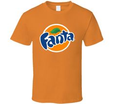 This graphic t shirt is printed on high quality Alstyle 100% Preshrunk Cotton. Our Garments are all pre treated by our production team to provide a longer lasting shirt. All of our orders are shipped with USPS, including online tracking. Unisex sizing. Soda Logo, Logo Funny, Fanta Orange, Orange Soda, Soda Pop, Direct To Garment Printer, Cool T Shirts, Tshirt Print, Shirt Style