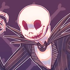 a skeleton dressed in a suit and holding his hands up