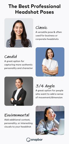 the best professional headshot poses Portfolio Headshot Ideas, Cv Headshot Women, Headshot Poses Linkedin, Linkedin Headshots Women Casual, Resume Headshots Women, Professional Headshots Linkedin, Business Profile Photoshoot, Professional Headshots Hairstyle, Business Casual Profile Picture