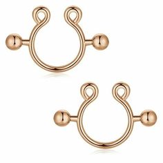 2pcs Gold Sexy non Piercing Clip on nipple rings Jewelry for Women #ForWomen Jewelry Faux, Piercing Clip, Piercing Rings, Chest Tattoos For Women, Blue Topaz Jewelry, Piercing Ring, Diy Wire Jewelry, Amethyst Jewelry, Rings Jewelry