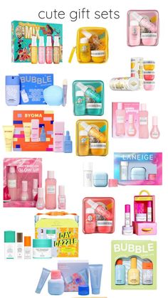 Stuff To Put In Goodie Bags, Skincare Products Set, Gift Ideas Preppy, Preppy Gift Ideas, Cute Wishlist, Birthday Wishlist Ideas, Preppy Skin Care, Sephora Gift Sets, Preppy Products