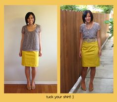 A MUST READ! SHE IS GENIUS! Great site for dressing yourself better...really great. Seriously. Mode Tips, Jewelry Tips, Yellow Skirt, Outfit Trends, Wearing Clothes, Mode Inspiration, Get Dressed, Fashion Sense, Look Fashion