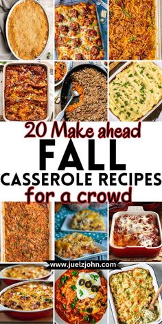 20 fall casserole recipes for a crowd