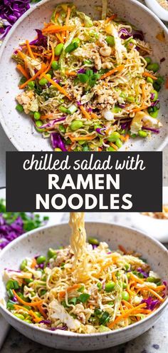 this salad is loaded with ramen noodles and vegetables