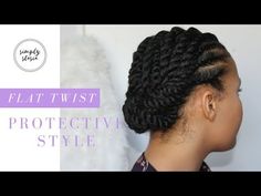 Twist Updo Tutorial, Cool Haircuts For Women, Flat Twist Hairstyles, Twist Updo, Flat Twist Updo, Natural Hair Twist Out, Natural Hair Accessories, Stacked Bob Hairstyles, Updo Tutorial