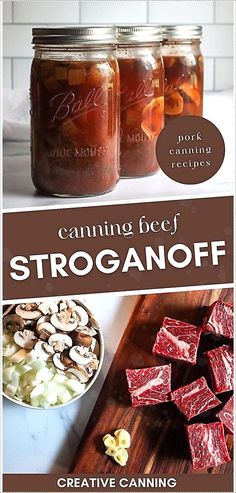 canning beet stroganooffi is an easy way to preserve it in the kitchen