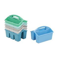 plastic storage containers with handles and dividers